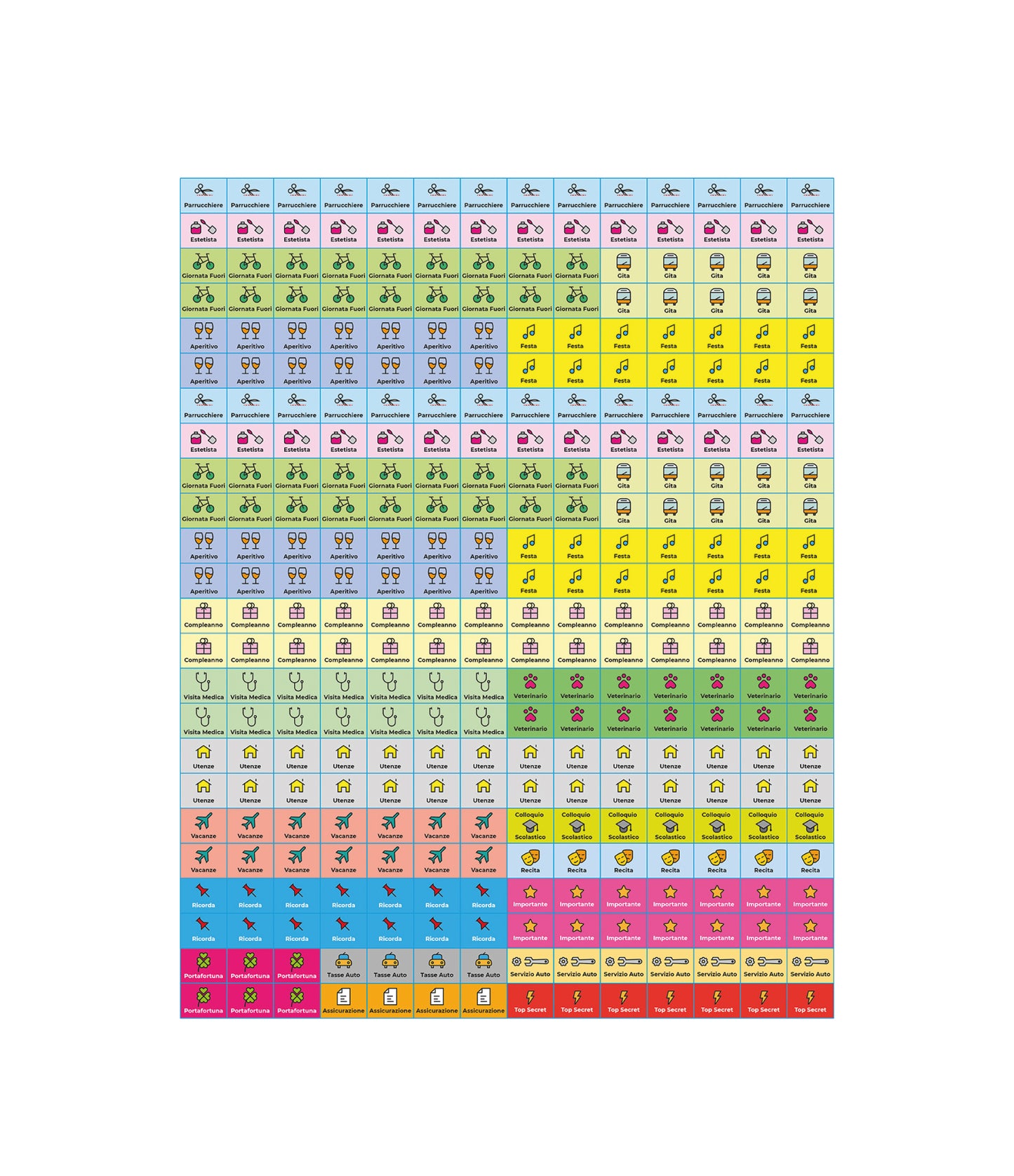 CALENDARIO FAMIGLIA MENSILE 2026
