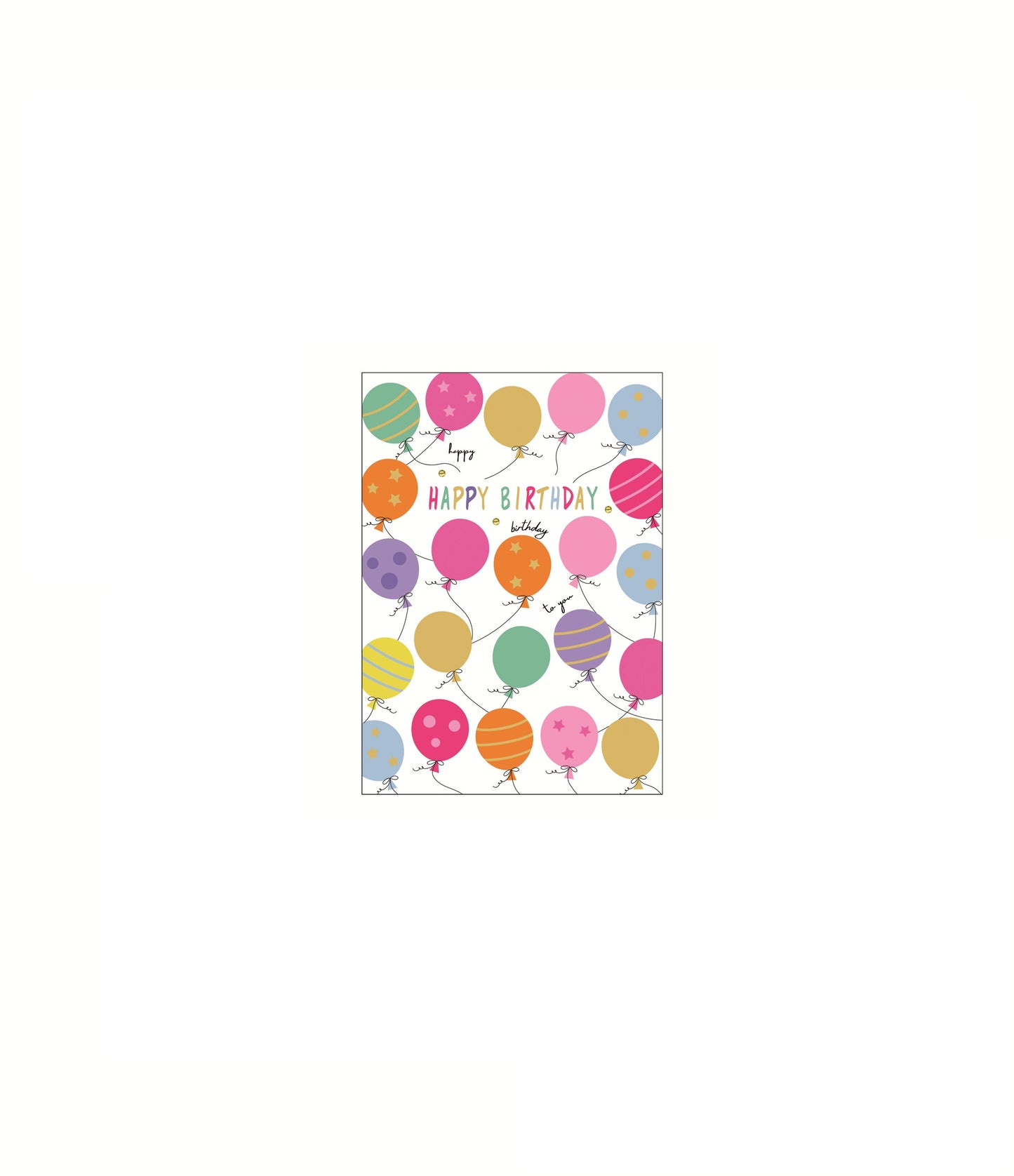 BIGLIETTO DI COMPLEANNO HAPPY