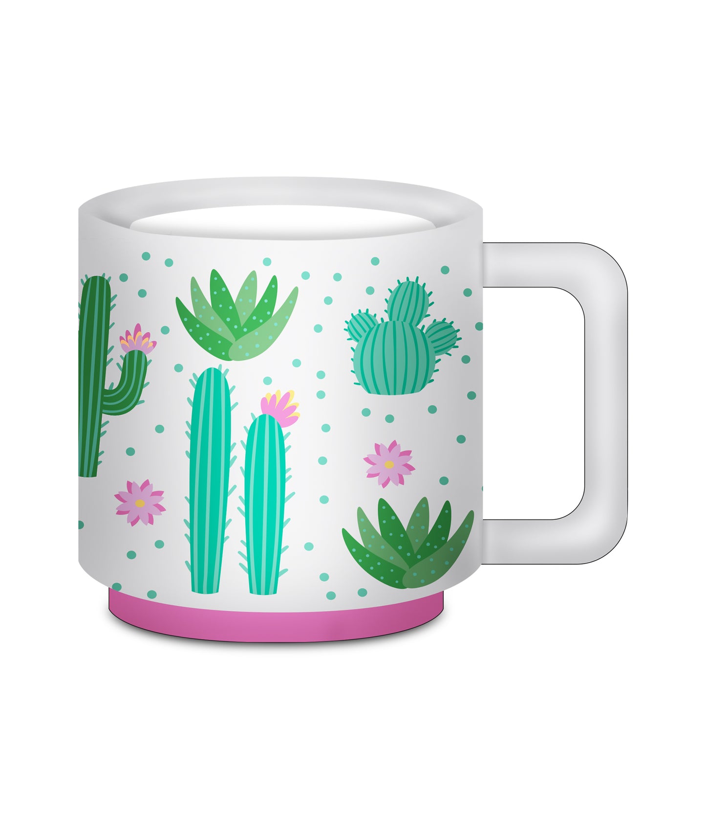 TAZZA IN CERAMICA CACTUS