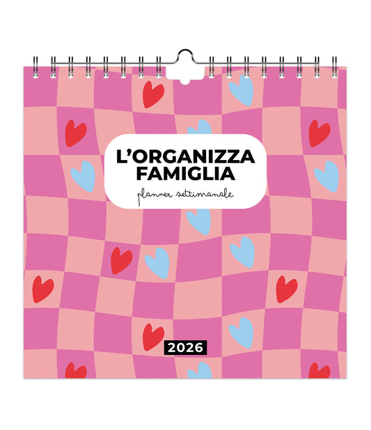 CALENDARIO FAMIGLIA SETTIMANALE 2026