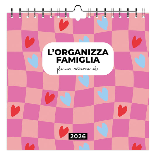 CALENDARIO FAMIGLIA SETTIMANALE 2026