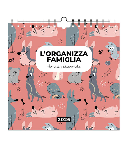 CALENDARIO FAMIGLIA SETTIMANALE 2026