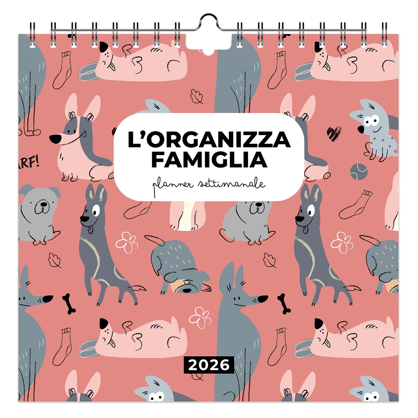 CALENDARIO FAMIGLIA SETTIMANALE 2026