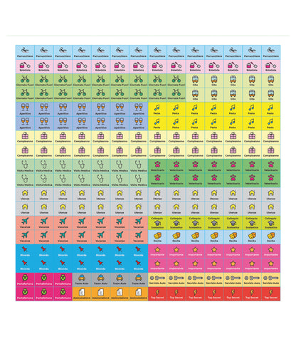 CALENDARIO FAMIGLIA SETTIMANALE 2026