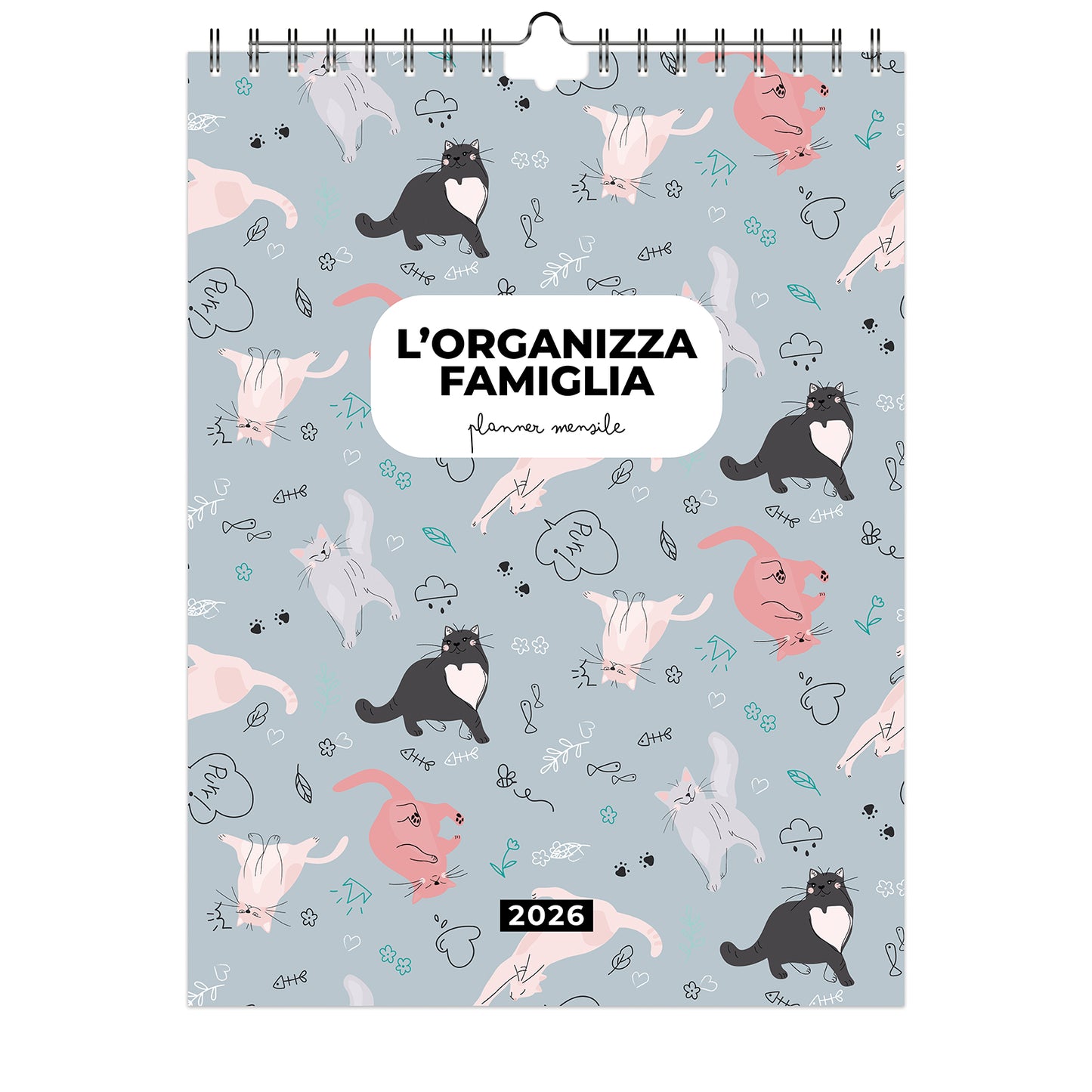 CALENDARIO FAMIGLIA MENSILE 2026