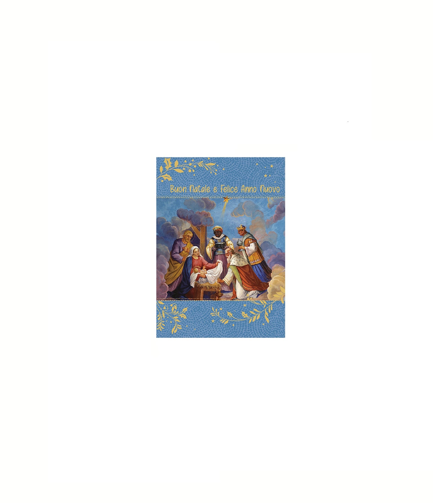 BIGLIETTO DI NATALE PRESEPE