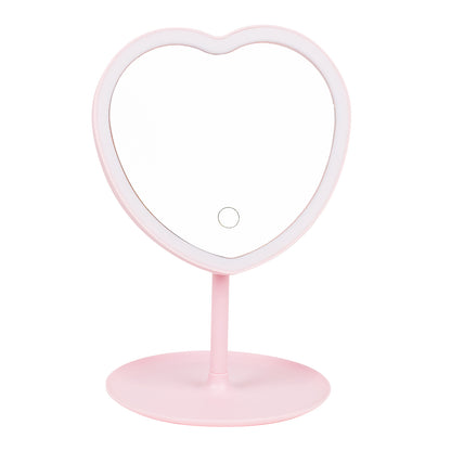 SPECCHIO CUORE CON LED