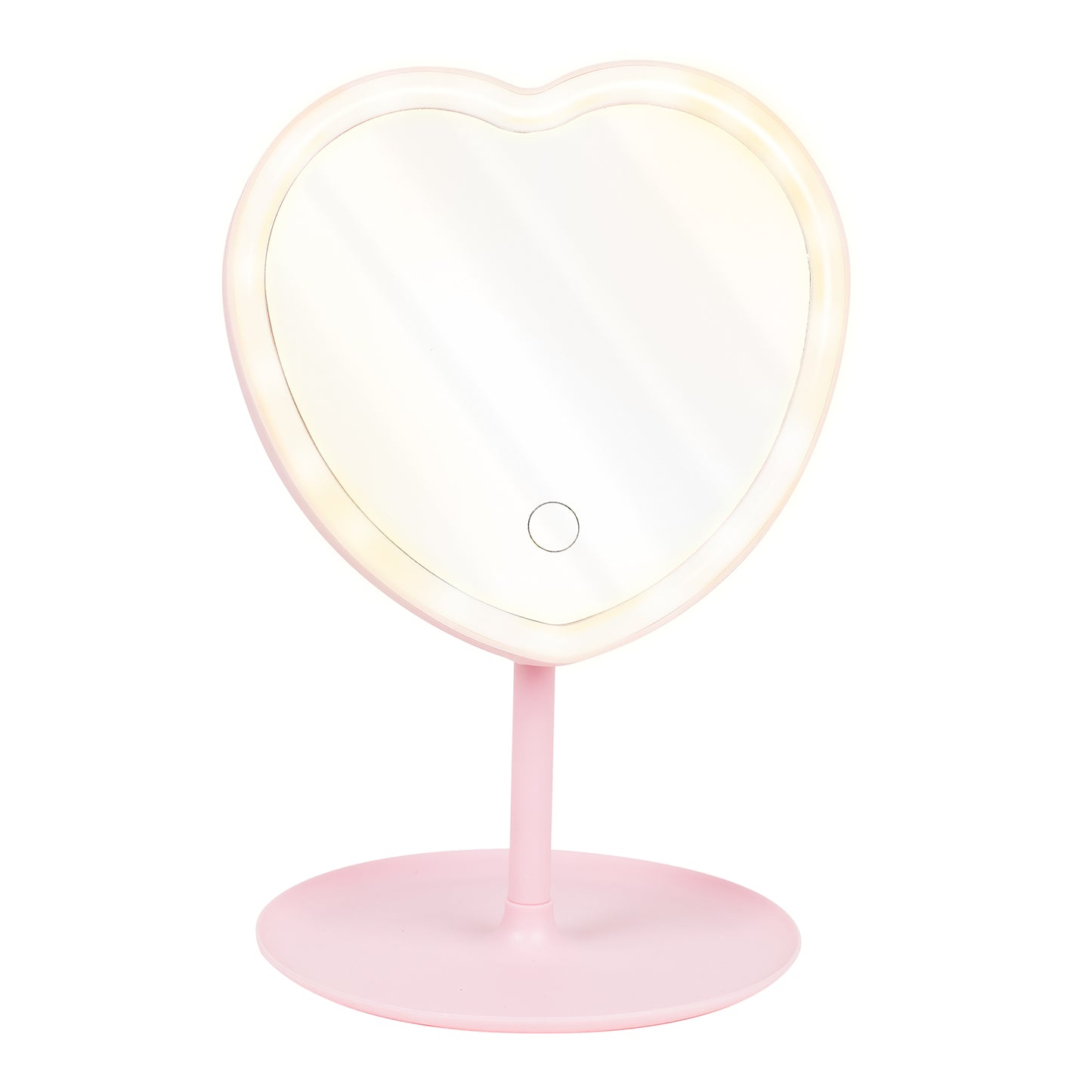 SPECCHIO CUORE CON LED