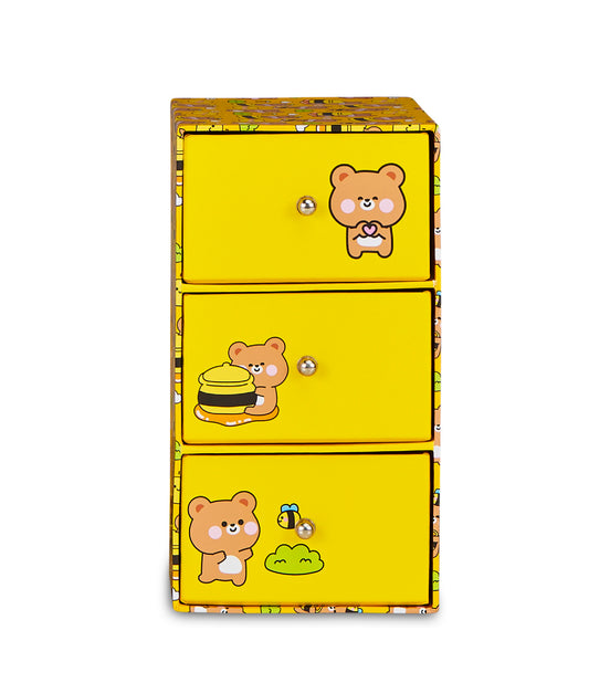 COFANETTO A TRE CASSETTI ANIMAL