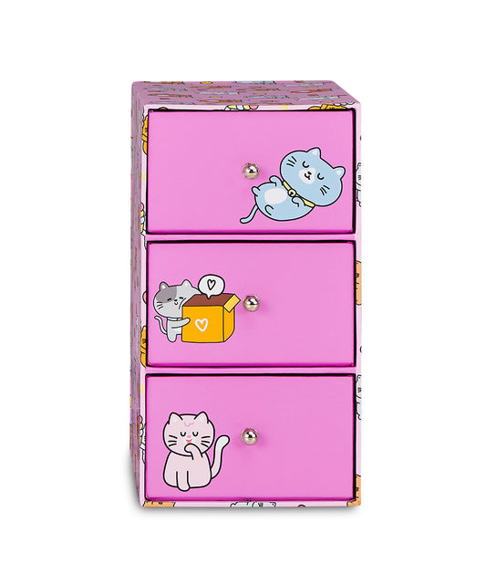 COFANETTO A TRE CASSETTI ANIMAL