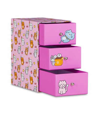 COFANETTO A TRE CASSETTI ANIMAL