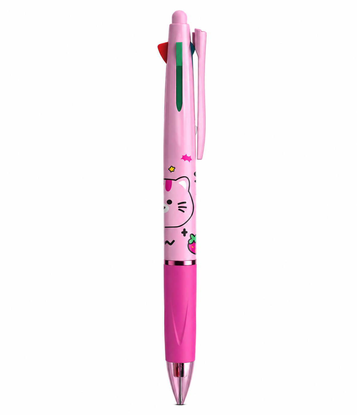 PENNA MULTICOLOR CANCELLABILE GATTO
